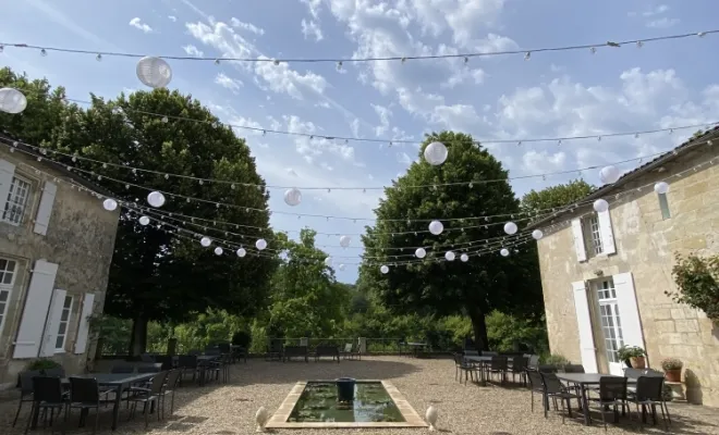 Installation de ciel lumineux extérieur en Dordogne , Dordogne, GM Illumination Décoration