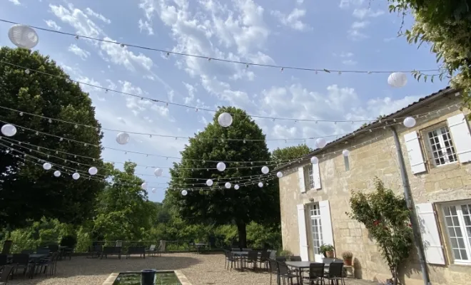 Installation de ciel lumineux extérieur en Dordogne , Dordogne, GM Illumination Décoration